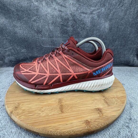 Merrell Agility Synthesis 2 Shoes Womens Size 10 Red Trail Running Sneakers - Picture 3 of 9